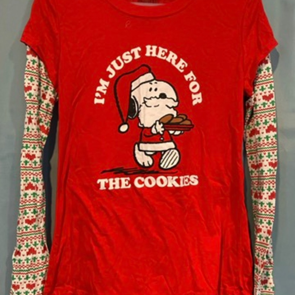 Peanuts Red Snoopy Holiday Shirt